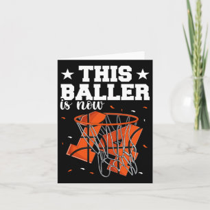 14th Birthday Bysketbyll Boys Card