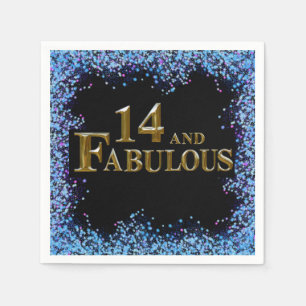 14th Birthday Napkin