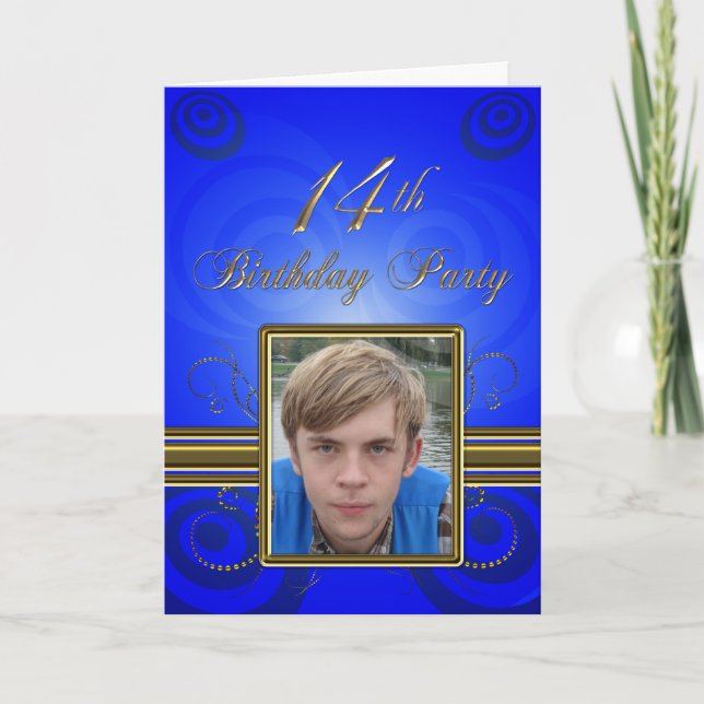 14th Birthday party Invitation (Front)