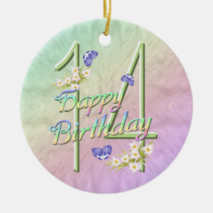 14th Birthday Rainbow Keepsake Ornament