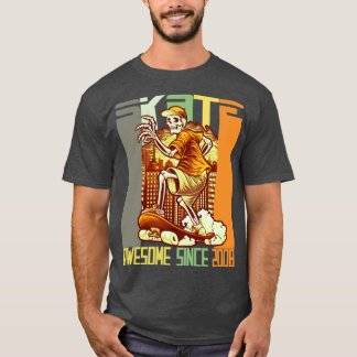 14th Birthday Skateboard Lovers Skater Awesome Sin T-Shirt