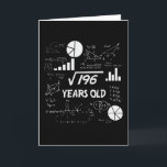 14th Birthday Square Root Math 14 Years Old Bday Card<br><div class="desc">Birthday Design For anyone who's horoscope say difficult & Stubborn But totally worth.Wear it with pride at work,  school gym perfect to pair with shorts,  leggings or jeans for a casual yet trendy Look</div>