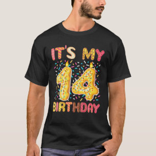 14Th Birthday Sweet Donut Happy 14 Years Old Girls T-Shirt