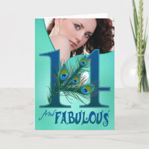 14th Birthday template Cards