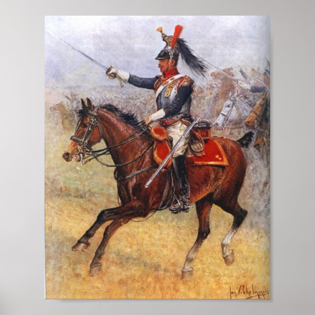 14th Cuirassier Regiment of Duchy of Warsaw Poster (Front)