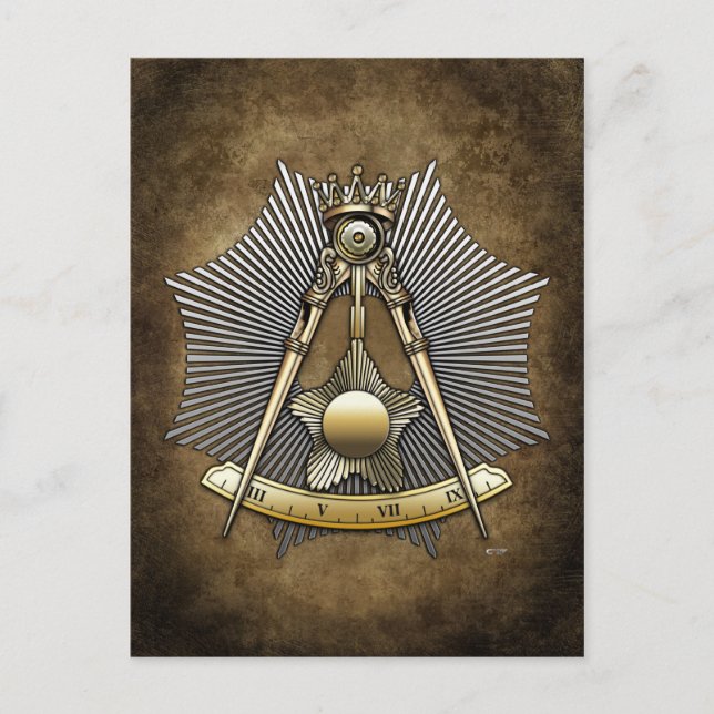 14th Degree: Grand Elect Mason Postcard (Front)
