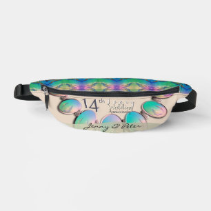 14th Ivory and Opal Anniversary Print Cut Sew Bag
