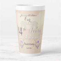 14th Ivory Wedding Anniversary Elephants & Opals  