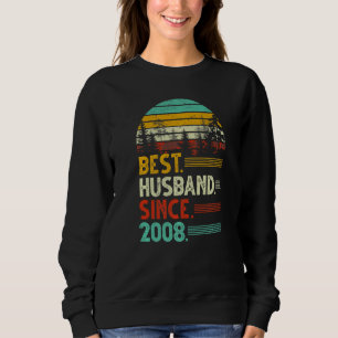 14th Wedding Anniversary Funny Best Husband Since Sweatshirt