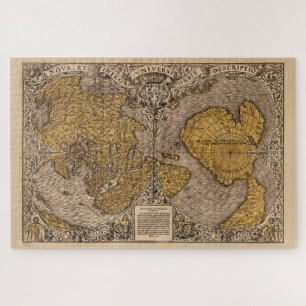 1500s 16th Century Vintage Antique Map Jigsaw Puzzle