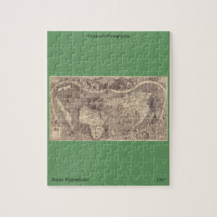 1507 Martin Waldseemuller World Map Jigsaw Puzzle