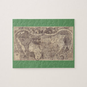 1507 Martin Waldseemuller World Map Jigsaw Puzzle