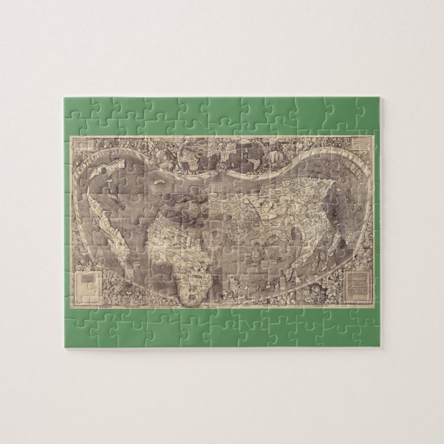 1507 Martin Waldseemuller World Map Jigsaw Puzzle (Horizontal)