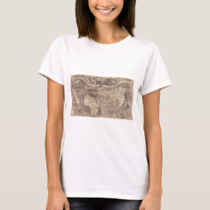 1507 Martin Waldseemuller World Map T-Shirt
