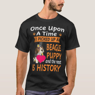 150 One Upon A Time  Beagle Puppy T-Shirt
