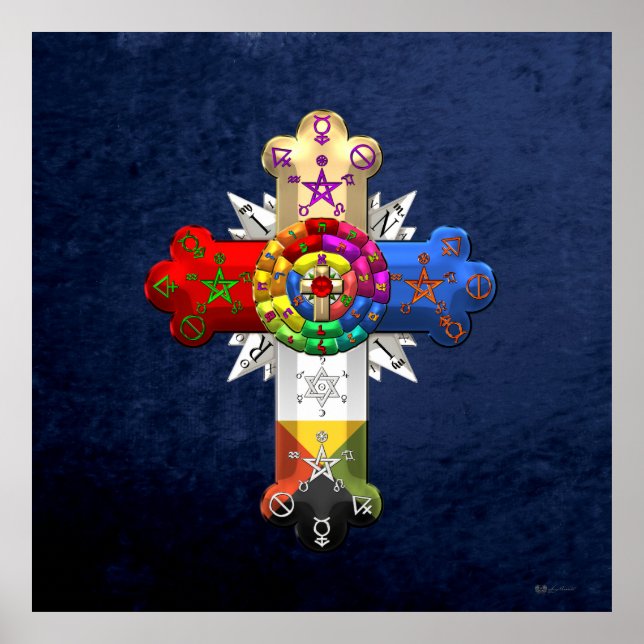 [150] Rosy Cross (Rose Croix) Poster (Front)