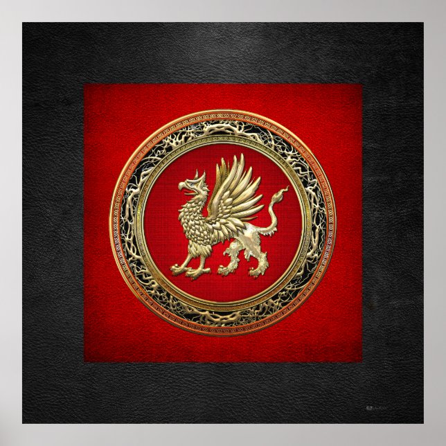 [150] Sacred Gold Griffin Poster (Front)