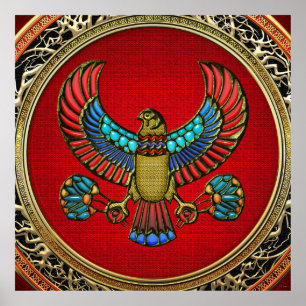 [150] Treasure Trove: Egyptian Falcon Poster