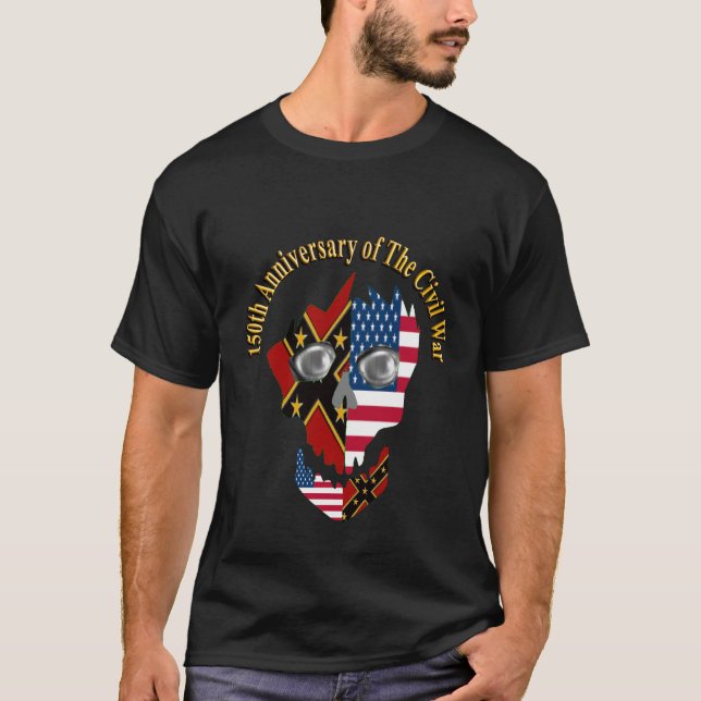 150th Anniversary of The Civil War T-Shirt (Front)