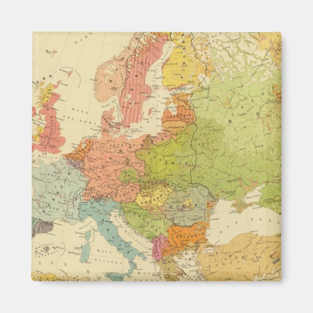 1516 European ethnographic Magnet (Front)