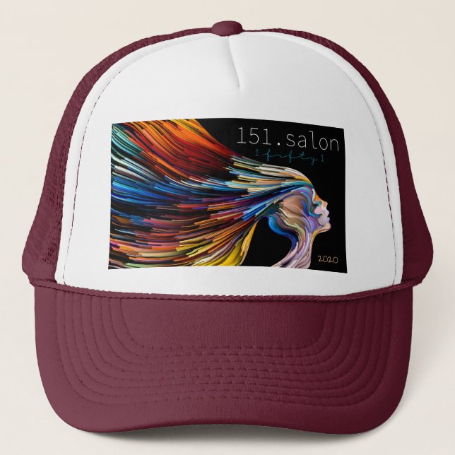 151.salon #rootconcealer2020 trucker hat (Front)