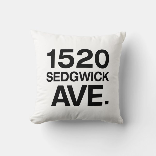 1520 SEDGWICK AVE. CUSHION (Front)