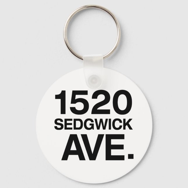 1520 SEDGWICK AVE. KEY RING (Front)