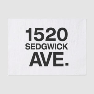 1520 SEDGWICK AVE. TISSUE PAPER