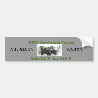 1538th transportation company bumper sticker