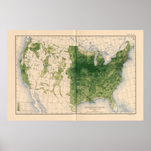 153 Grains/sq mile Poster