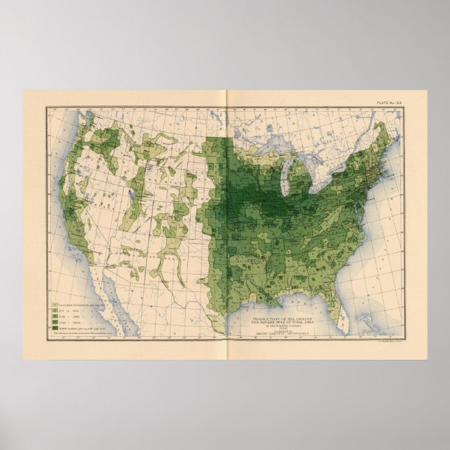 153 Grains/sq mile Poster (Front)
