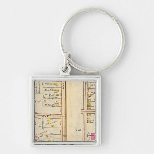 154155 New Rochelle Key Ring (Front)