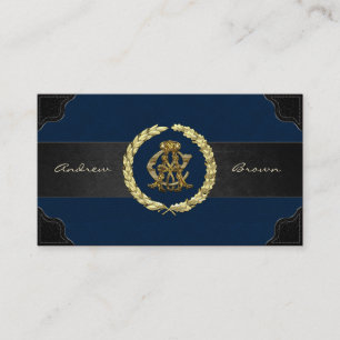 [154] AC & CA Monogram [Gold] Business Card
