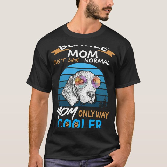 154 Beagle Mum Cooler T-Shirt (Front)