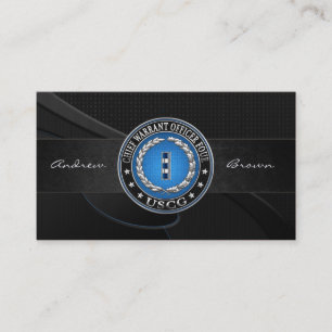 [154] CG: Chief Warrant Officer 4 (CWO4) Business Card