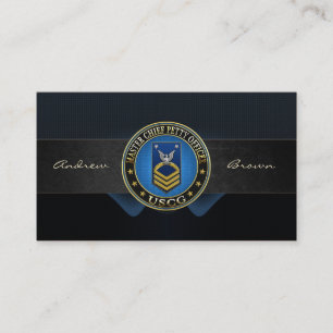 [154] CG: Master Chief Petty Officer (MCPO) Business Card