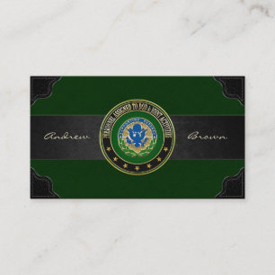[154] DOD & Joint Activities DUI Special Edition Business Card