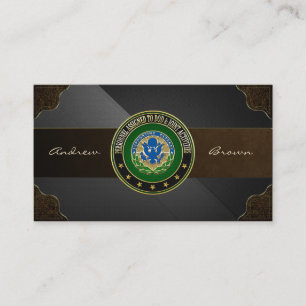[154] DOD & Joint Activities DUI Special Edition Business Card
