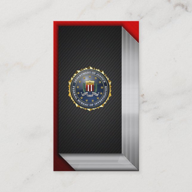 [154] FBI Special Edition Business Card (Front)