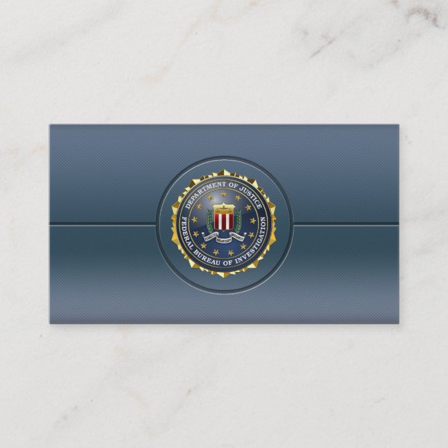 [154] FBI Special Edition Business Card (Front)