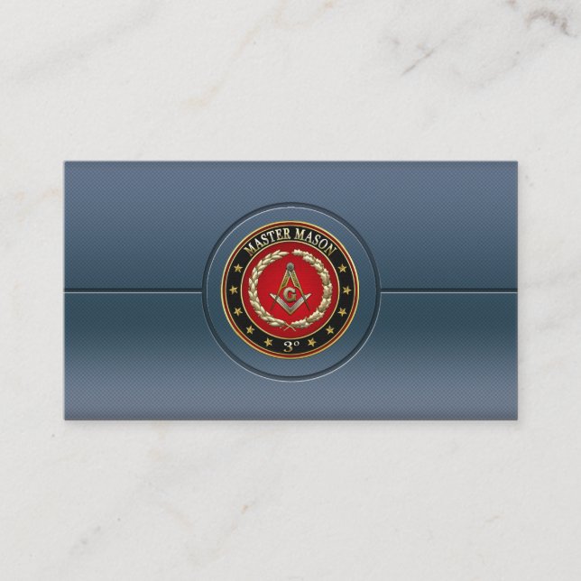 [154] Master Mason, 3rd Degree [Special Edition] Business Card (Front)