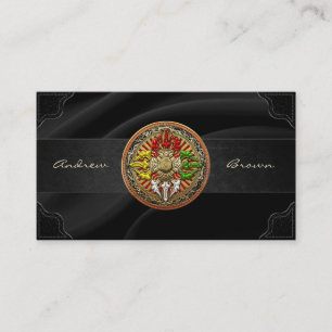 [154] Tibetan Double Dorje Mandala Business Card