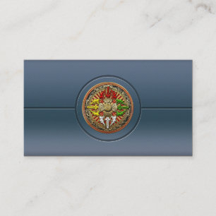[154] Tibetan Double Dorje Mandala Business Card