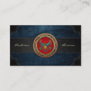 [154] Treasure Trove: Egyptian Falcon [3D] Business Card