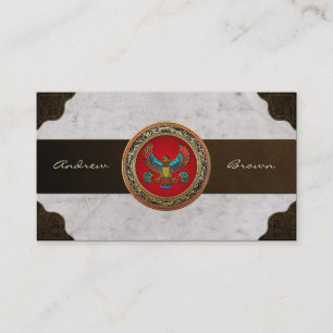 [154] Treasure Trove: Egyptian Falcon [3D] Business Card