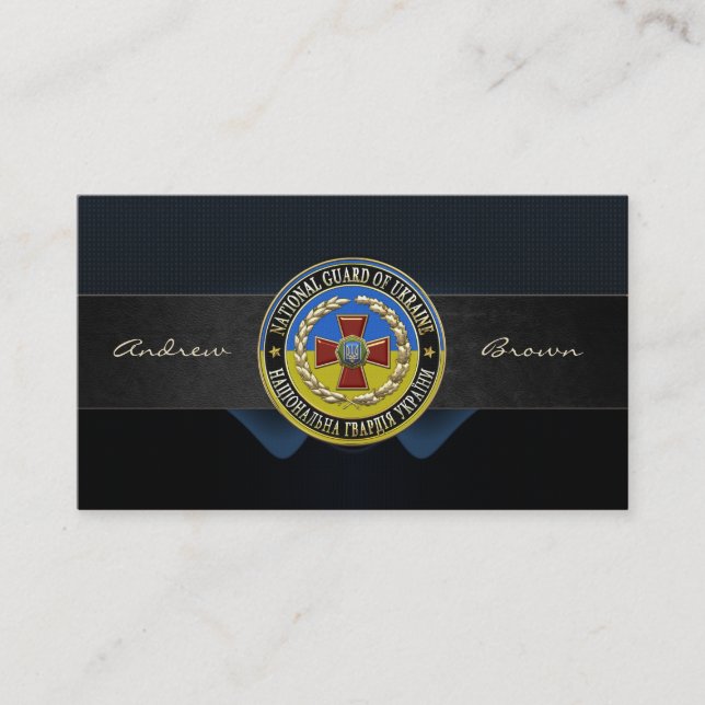 [154] Ukrainian National Guard [Special Edition] Business Card (Front)