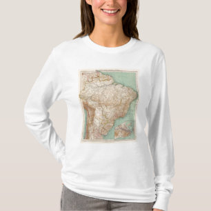 15556 Brazil, Bolivia, Paraguay, Guiana T-Shirt