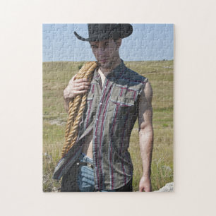 15599-RA Cowboy Jigsaw Puzzle