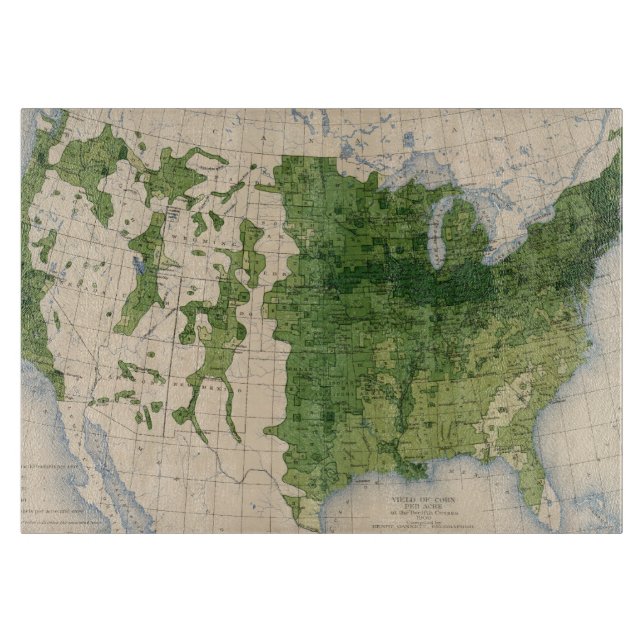 155 Corn/acre Cutting Board (Front)