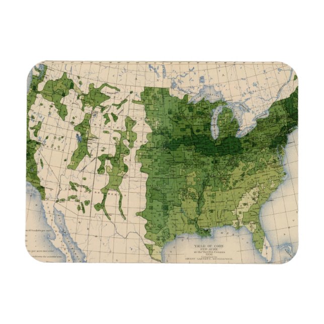 155 Corn/acre Magnet (Horizontal)